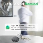 Tracker Tags Bluetooth Item Finder-4Pack，Compatible with Apple Find My APP (iOS Only) Replaceable Battery, IP67 Waterproof, Suitable for Luggage, Bags, Wallets, Backpacks, Keys Tracking Tag, Black - Image 5