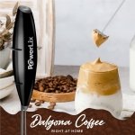 PowerLix Milk Frother Handheld Whisk - Electric Milk Frother Foamer with Stainless Steel Stand,15-20s, Powerful 19000rpm, Mini Drink Mixer Coffee Frother for Latte, Cappuccino, Hot Chocolate - Image 7