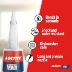 Loctite Precision Super Glue 5g – Clear, Strong Fast-Setting Liquid Adhesive for Instant and Accurate Repairs on Wood, Metal, Rubber - Image 7