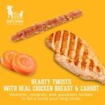 PACK'N PRIDE Dog Treats with Carrots, 1 Pack*320g Rawhide Free Dog Chews with Chicken Breast Meat, Low-Fat, High in Protein - Image 5