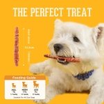 PACK'N PRIDE Dog Treats with Carrots, 1 Pack*320g Rawhide Free Dog Chews with Chicken Breast Meat, Low-Fat, High in Protein - Image 6