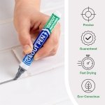 GROUT PEN - Restores & Protects Tile Grout in Bathrooms & Kitchens (Grey) - Image 9