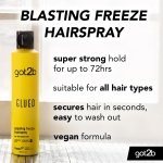 got2b Glued Blasting Freeze Hairspray 300 ml, Glued Hairspray for up to 72h Ultra Strong Hold, Hairspray got2b, For Extreme Hairstyles, Vegan Formula - Image 7
