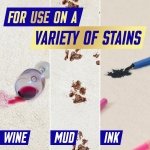 Vanish Oxi Action Carpet Stain Remover Carpet Serum & Scrubbing Head 195ml - Image 6