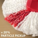 Vileda Turbo 2-in-1 Microfibre Mop and Bucket Set, Spin Mop for Cleaning Floors, Set of 1x Mop and 1x Bucket - Image 5