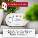 Kidde 5CO Carbon Monoxide Alarm and Detector with AA Batteries - 10 Year Sensor Life CO Alarm for Home - Image 5