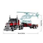 LEGO Creator 3in1 Flatbed Truck with Helicopter Toy to Propeller Plane and Fuel Lorry to Hot Rod and SUV Car Toys for 7 Plus Year Old Boys, Girls and Kids who Love Cool Vehicles, Gift Idea 31146 - Image 6