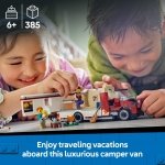 LEGO City Holiday Adventure Camper Van Toy - Creative Building Toys for 6+ Year Old Boys & Girls - Includes 3 Minifigures & Accessories - Gift Ideas for Birthdays & Holidays - 60454 - Image 11