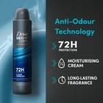 Dove Men+Care Advanced Clean Comfort Men's Antiperspirant Deodorant Body Spray with ¼ moisturising cream & Anti-Odour technology for 72 hour protection against sweat and odour 200 ml - Image 5