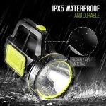 NIANPU Ultra-Bright LED Rechargeable Torch – 1000LM Handheld Flashlight 1200mAh, 2 Modes, Compact & Waterproof (IPX5) – Perfect for Camping, Outdoor Activities & Emergency Use - Image 6