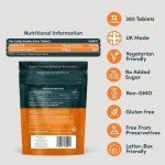 Vitamin D3 4000 iu & Vitamin K2 MK7 100μg - 1 Year Supply, 365 Easy-Swallow Vitamin D3 K2 Tablets, 1-A-Day High Strength Vegetarian D3 and K2 Vitamin Supplements, UK Made Vitamin D Tablets - Image 6