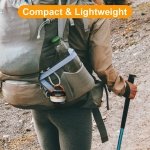 flintronic Camping Lantern, Camping Light USB Rechargeable Glare LED Tent Light with Magnetic Base, Waterproof Portable Outdoor Tent Light, 3 Modes with SOS for Hiking Fishing Emergency Home - Image 4