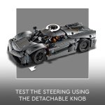 LEGO Technic Koenigsegg Jesko Absolut Grey Hypercar, Race Car Building Toy Set for Boys, Girls & Kids Aged 10 Plus, Buildable Vehicle Model Kit, Introduction to Engineering, Birthday Gift Idea 42173 - Image 9