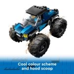LEGO City Blue Monster Truck Toy for 5 Plus Year Old Boys & Girls, Vehicle Set with a Driver Minifigure, Creative Race Car Toys for Kids, Birthday Gift Idea 60402 - Image 8