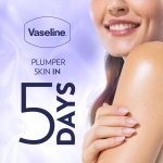 Vaseline Gluta-Hya Overnight Radiance Serum Burst Lotion Moisturiser – Body Lotion with GlutaGlow™, Hyaluron, Collagen & Antioxidants 10x Stronger Than Vitamin C*, For Plumper Skin in 5 Days 200ml - Image 3