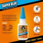 Gorilla Super Glue, 15g – All Purpose, Impact Tough & Fast Setting with Anti-Clog Cap Ideal for Metal, Ceramics, Leather & More - Image 5