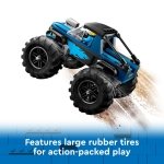 LEGO City Blue Monster Truck Toy for 5 Plus Year Old Boys & Girls, Vehicle Set with a Driver Minifigure, Creative Race Car Toys for Kids, Birthday Gift Idea 60402 - Image 9