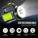 NIANPU Ultra-Bright LED Rechargeable Torch – 1000LM Handheld Flashlight 1200mAh, 2 Modes, Compact & Waterproof (IPX5) – Perfect for Camping, Outdoor Activities & Emergency Use - Image 5