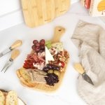 Salter Wooden Chopping Boards - 3 Piece Bamboo Chopping Board Set - 30cm, 35cm, 45cm, Chop, Cut & Carve Meat, Vegetables, Cheese & Bread, Protects Worktops, Paddle Handles with Hooks, BW06732EU7 - Image 7