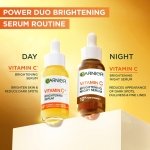 Garnier Vitamin C Brightening Serum for Face, with 4% Vitamin C, Niacinamide & Salicylic Acid, Brightens Skin, Reduces Dark Spots & Evens Skin Tone, Serum 30ml - Image 2