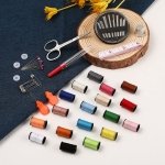 AUERVO Travel Mini Sewing Kit, Over 70 Premium Supplies, Filled with Needles, Scissors, Thimble, Thread, Tape Measure - Image 6