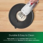 Emperial Mixing Bowls Set of 5 | Stainless Steel Nesting Bowls with Airtight Lids & 3 Grater Attachments | Non-Slip Bases with Measurement Marks | 4.7L, 2.8L, 1.9L, 1.4L & 0.6L - Image 6