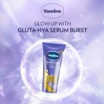 Vaseline Gluta-Hya Overnight Radiance Serum Burst Lotion Moisturiser – Body Lotion with GlutaGlow™, Hyaluron, Collagen & Antioxidants 10x Stronger Than Vitamin C*, For Plumper Skin in 5 Days 200ml - Image 4