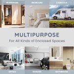 CUQOO Disposable Dehumidifier for Home 500ml, Pack of 10 Moisture Absorber Dehumidifiers for Damp, Mould, Kitchen, Wardrobe, Bedroom, Caravan, Office, Garage, Bathroom - Mini Condensation Absorbers - Image 3