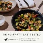 Made In Cookware - 10" Non Stick Frying Pan (Harbour Blue) - 5 Ply Stainless Clad Nonstick - Professional Cookware USA - Induction Compatible - Image 6