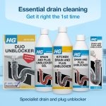 HG Kitchen Drain & Plug Unblocker, Natural, Heavy Duty, Kitchen Sink Unblocker & Cleaner for Pipes, Septic Tank Safe - 1 Litre - Image 5