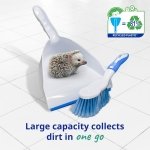 Spontex Dustpan & Brush Set | Large Capacity Dustpan | Durable Bristles & Easy-Sweep Rubber Blade | Compact Storage | Lightweight Design - Image 5