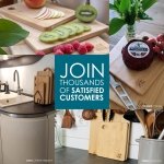 Premium Extra-Thick Wooden Chopping Boards - 3 Piece Bamboo Chopping Board Set - 33x22cm / 28x22cm / 22x15cm - Ideal for Carving Meat, Cutting Vegetables, Cheeses and Bread - by LARHN - Image 2