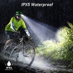 Blukar Head Torch Rechargeable, 2000L Super Bright LED Headlamp Headlight with Sensor Control, 6 Light Modes, IPX5 Waterproof, 30 Hrs Runtime for Power Cuts, Emergency, Running, Hiking etc. - Image 5