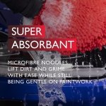 Autoglym Microfibre Noodle Wash Mitt - Mircrofibre Cleaning Mitt Specially Designed For a Quick, Streak-free Finish on Car Paintwork and Glass - Image 6