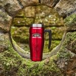 Thermos Stainless King Copper Travel Mug (470ml), Reusable Insulated Stainless Steel Coffee Cup for Hot or Cold Drinks, Vacuum Sealed Water Flask with a Leak-Proof Lid, 7hr Hot/18hr - Image 6